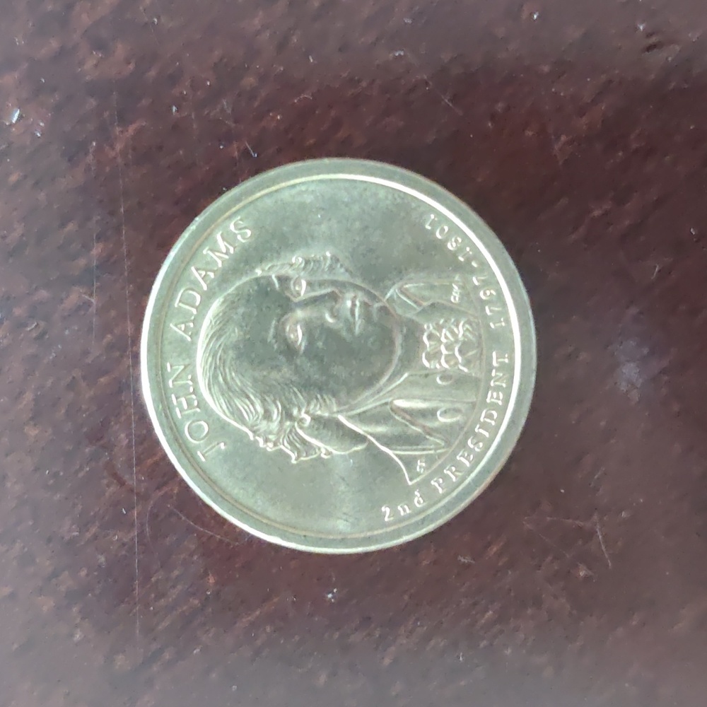 Vintage gold colored coin
